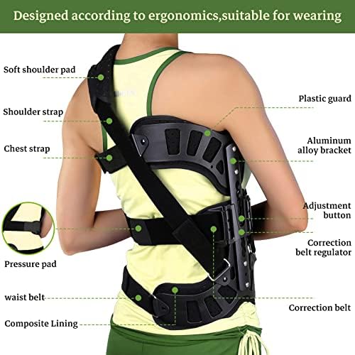 Adjustable Scoliosis Back Brace with Cervical Support - Image 2