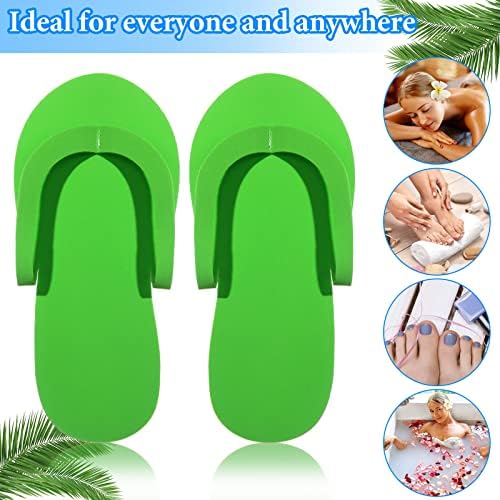 Janmercy 90 Pcs Pedicure Flip Flops, Foam Disposable Slipper for Guest - Image 7