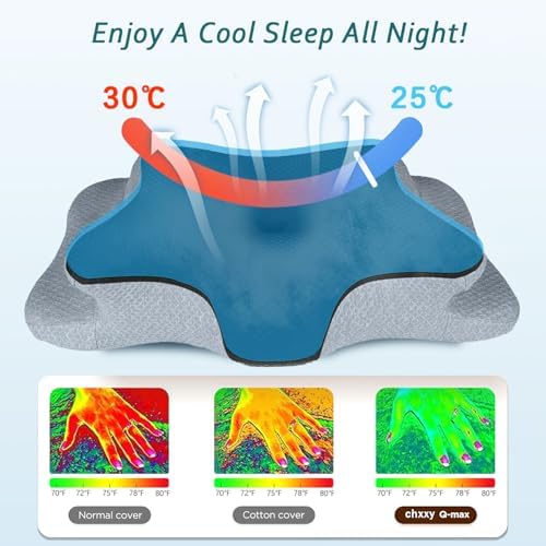 CHxxy Cervical Neck Pillow for Pain Relief Sleeping, Memory Foam Pillows - Image 5