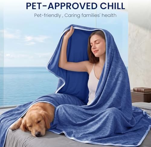 Topcee Cooling Blanket King Size 90"x108" for Hot Sleepers Summer Blanket - Image 3