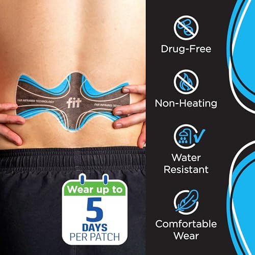 JointFlex Far Infrared Back Patches, 5 Day Wear, Drug-Free, 3 Patches - Image 3