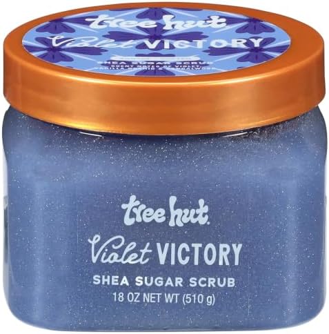 Tree Hut Body Scrub for Women, Violet Victory, 18 Oz by TreeHut