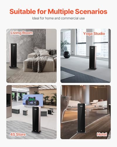 VEVOR 950ml Scent Air Machine, 2500sq.ft Waterless Essential Oil Diffuser with Bluetooth Smart Connection, Floor Standing Cold Scent Air Diffuser Machine for Large Room Hotel Office Home - Image 6
