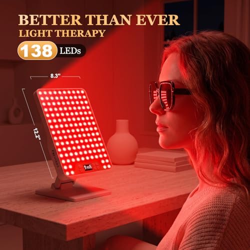 Red Light Therapy Panel for Face & Body, 4 Wavelengths 630/660/810/850nm - Image 2