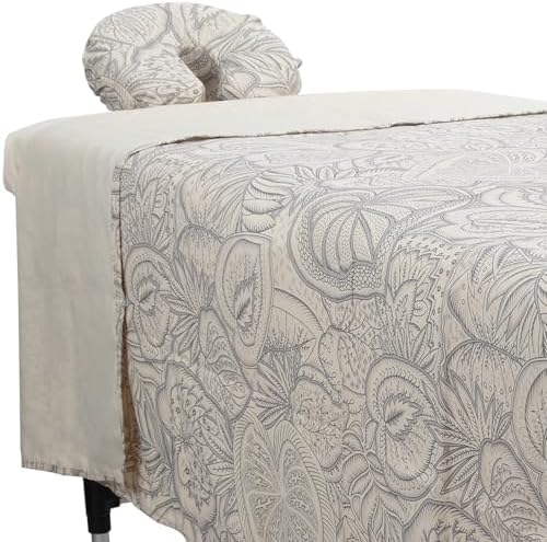 ForPro Designer Microfiber 3-Piece Massage Sheet Set, Island Natural by ForProProfessionalCollection