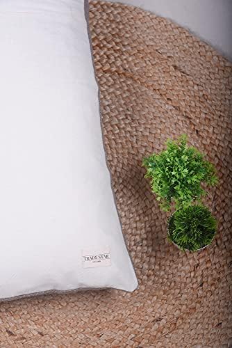 Trade Star 12x24 Grey Modern Cotton Lumbar Pillow Cover Decorative Handloomed Cushion Case Pillow Throw Covers Modern Farmhouse Luxurious Pillow Cover (Grey ALMA) - Image 5