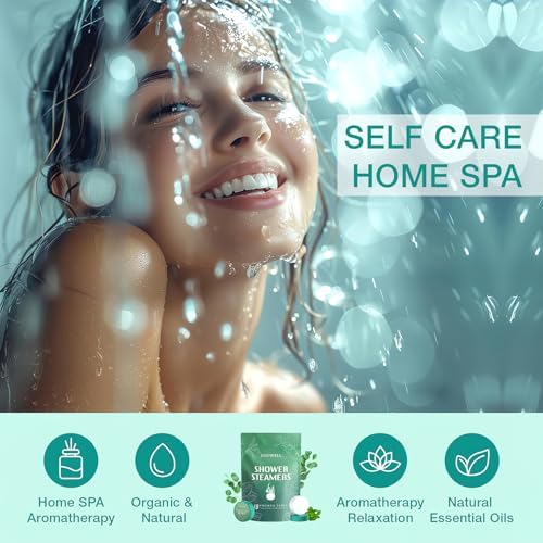 Shower Steamers Aromatherapy 18 Pack - Eucalyptus for Shower, Birthday Gifts for Women Men, Shower Bombs with Essentials Oil for Nasal Relief Stress Relief, Self Care Spa Gifts, Eucalyptus & Mint - Image 3