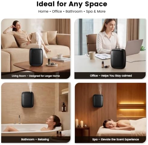 XEITIN Waterless Essential Oil Diffuser 2 x 100mL Hotel Scent Oil 3000sq.ft - Image 7
