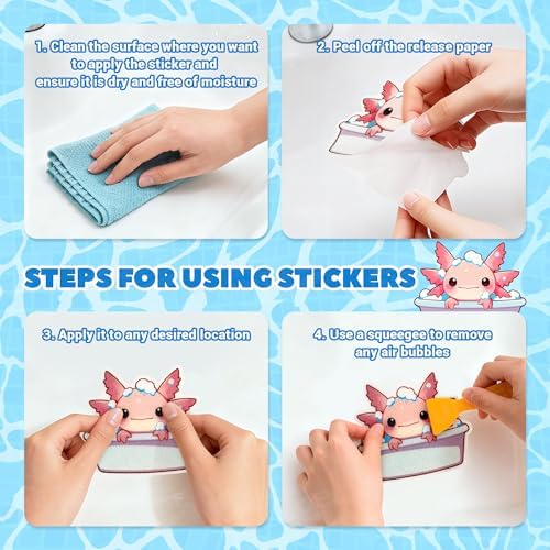 UNEEDE Kids Bathtub Mat Non Slip with 17PCS Bathtub Stickers for Toddlers - Image 7
