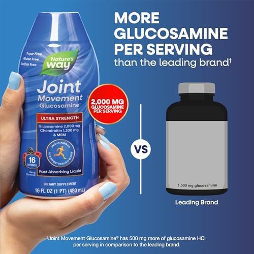 Nature's Way Joint Movement Glucosamine Liquid, Chondroitin, Berry, 16 oz - Image 5