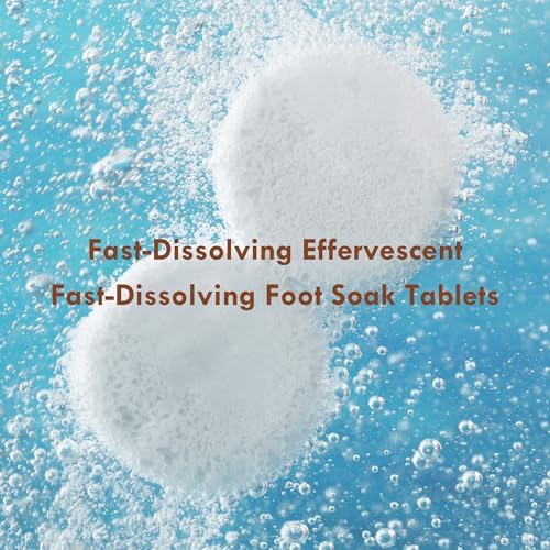 NOVAL Pedicure Spa Tablet - Fast Dissolving, Gentle & Portable Foot Soak for Softening Calluses & Hydrating Skin, Tiny Travel Size, Coconut Scent - Image 4