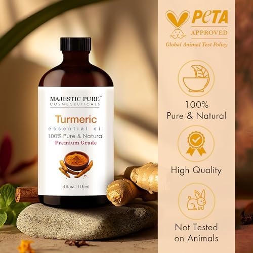Majestic Pure Turmeric Essential Oil for Diffuser - 4 Fl Oz - Image 4
