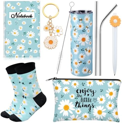 Panitay 6 Pcs Daisy Theme Gifts Set for Women by Panitay