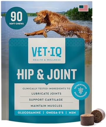VetIQ Max Strength Hip & Joint Chews for Dogs, 90ct by VetIQHealthSupplements