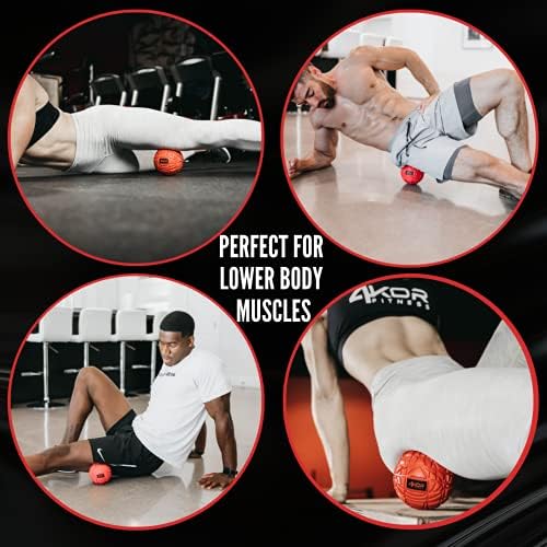 4KOR Massage Balls for Trigger Point Therapy - Myofascial Release Ball - Muscle Relief for Back, Neck, Shoulder, Foot Pain - Fitness Massage Balls for Mobility - Deep Tissue Release Ball - Image 2