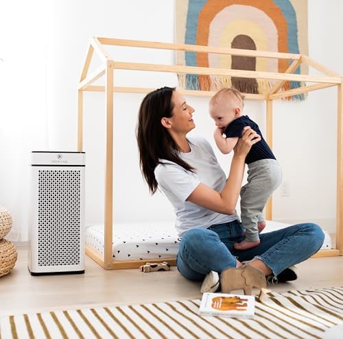 Medify MA-40 Air Purifier with HEPA Filter | 1,793 ft² Coverage in 1hr for Smoke, Wildfires, Odors, Pollen, Pets | Quiet Removal to 0.3 Microns | White, 1-Pack - Image 6