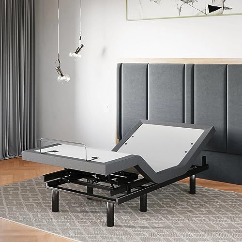 Sven & Son Classic Adjustable Bed Base, Head and Foot Lift, Massage, Under-Bed Lights, USB, Memory, Zero Gravity Smart Frame - Twin XL by Unknown
