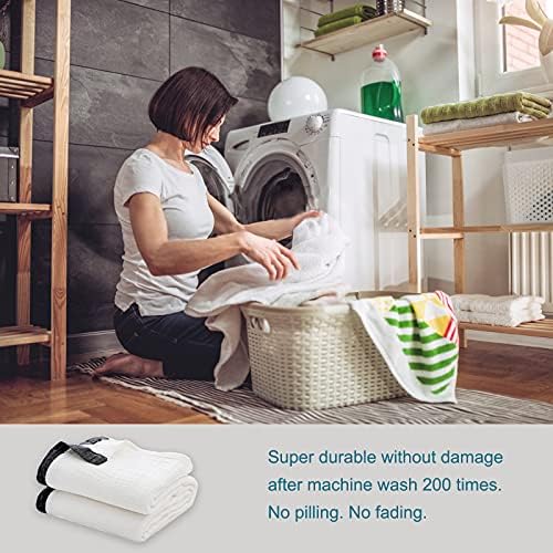 SE SOFTEXLY Muslin Throw Blanket, 4-Layer Dyed Yarn, 60”x80”, White - Image 6