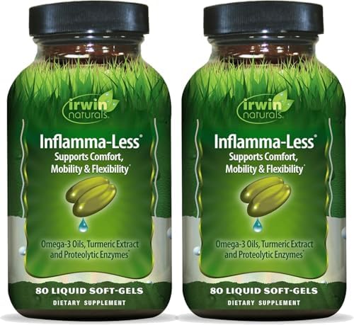 Irwin Naturals Inflamma-Less | Joint Supplements for Men & Women (2 Pack) by IRWINNATURALS