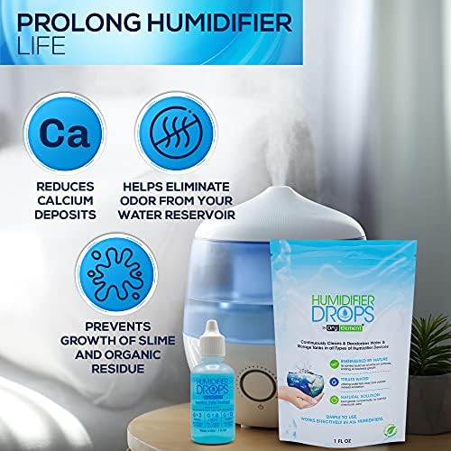 The Original Humidifier Drops - Premium Food Grade Concentrate, Slows Down Residue Accumulation on Surfaces, Minimizes Scaling - Freshens Water in All Humidifier Models, 100+ Day Supply, Made in USA - Image 2