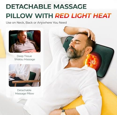 Full Body Massage Mat with Heat, 10 Motors, Detachable Massager Pad - Image 3