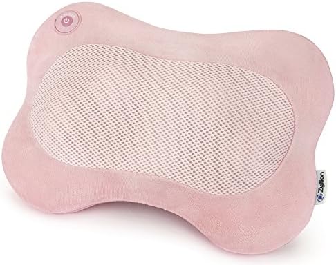 Zyllion ZMA-13 Back and Neck Massager with Heat for Pain Relief, Pink - Image 4