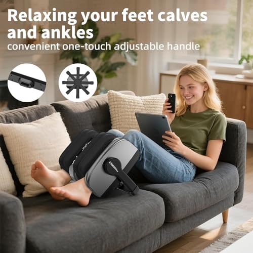 CARESKY Shiatsu Foot Massager with Heat, FSA Eligible HSA Foot Massager for Plantar Fasciitis, Neuropathy, Circulation and Pain Relief, Foot and Calf Massage at Home/Office - Image 2