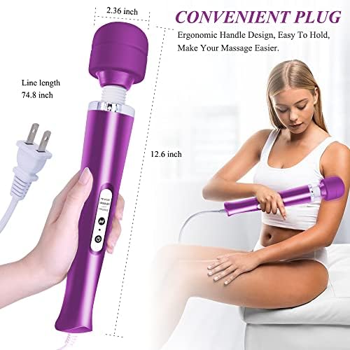 YEVIOR Wired Powerful Handheld Massager with Strong Vibration for Women - Image 4
