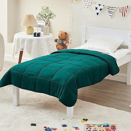 yescool Weighted Throw Blanket 3lbs, 36" x 48", Green - Image 7