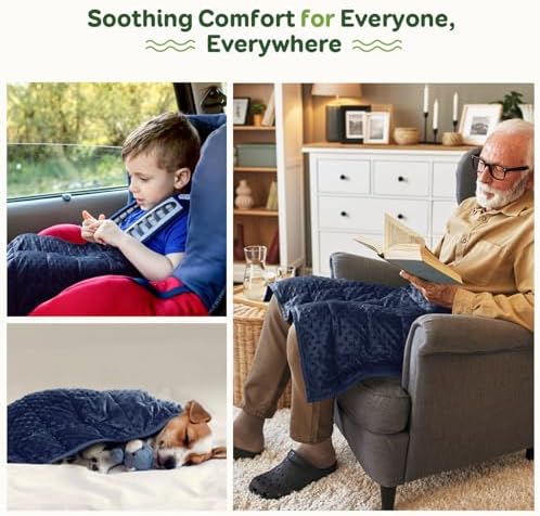 Sivio Weighted Lap Blanket for Sleeping, 2lbs 20 x 30 inches - Image 5