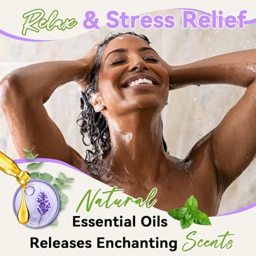 Shower Steamers Aromatherapy 8 Pack, Birthday Gifts for Women Men & Luxury Gift Box Packaging, Premium Shower Bombs with Natural Essential Oils, Home Spa Stress Relief, Relaxation Self Care - Image 3