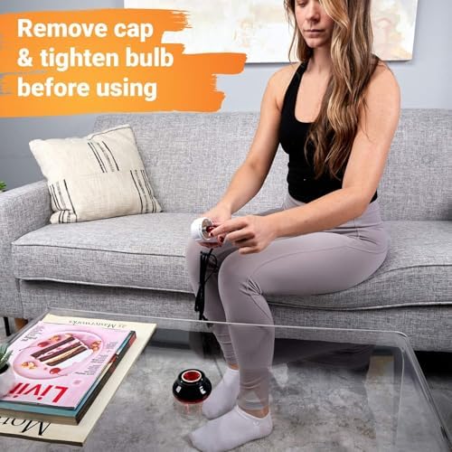 Red Light Therapy Infrared Heating Wand by Theralamp – Handheld Heat Lamp Includes Replacement Bulb - Image 2