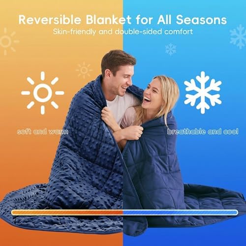 yescool Weighted Blanket for Adults 12 lb, 60 * 80in Queen Size Blanket - Image 4