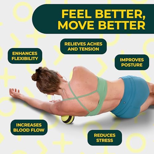 Deep Recovery Yoga Deep Tissue Massage Ball Set, Firm Density – 4-Inch Myofascial Release Balls for Feet, Back, Neck, Legs & Arms – Trigger Point & Mobility Therapy (2-Pack) - Image 3