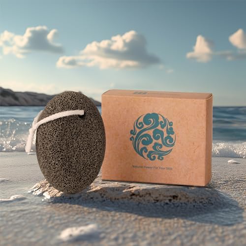 Extra Thick Pumice Stone for Feet and Hands – Ergonomic, Durable Natural Foot File – Gray, 3.9x2.8x1.6 in – Ideal for Cracked Heel Treatment,Callus Remover for feet&Dead Skin Exfoliation - Image 2