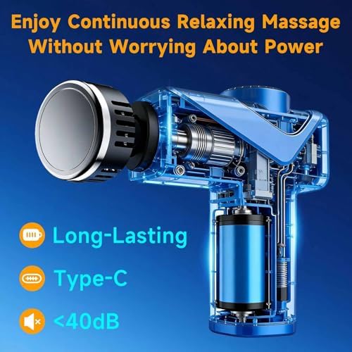 Massage Gun with Heat, Powerful Warming Massage, Home & Travel - Image 7