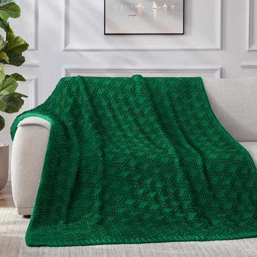 Anysay Knitted Weighted Blanket for Adult,Chunky Knit Throw 60''*80'' 20lbs - Image 5