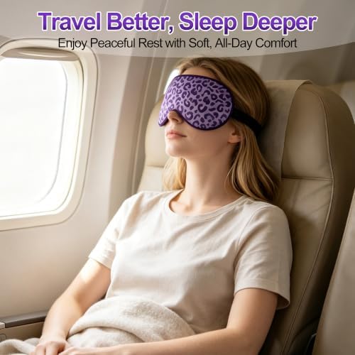 Silk Sleep Mask, Blackout Eye Mask for Sleeping with Adjustable Strap - Image 6