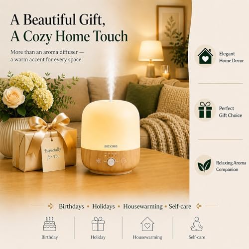 BOXING 300ML Aromatherapy Diffuser, Essential Oil Diffuser, 24H Runtime - Image 6