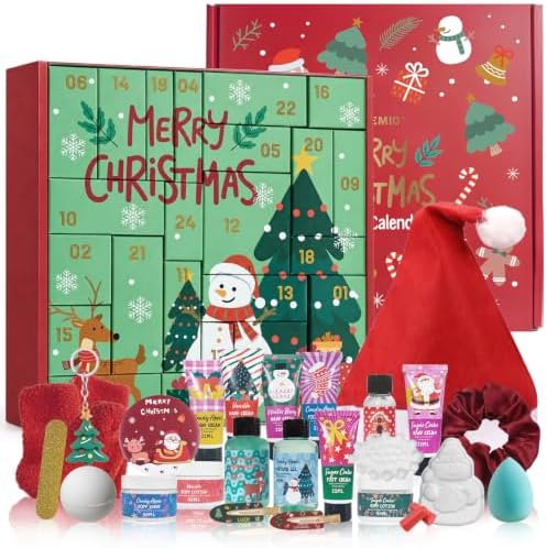 Advent Calendar 2026, Christmas Gift Sets Beauty 24 Days for Women by NOMEMIO