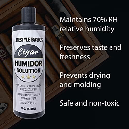Humidor Solution 16 oz (2-Pack), Humidifier Liquid, 70% RH - Image 2