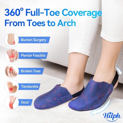 Hilph 2 Foot Toes Ice Pack Wrap for Broken Toes & Bunion Surgery Recovery - Image 4