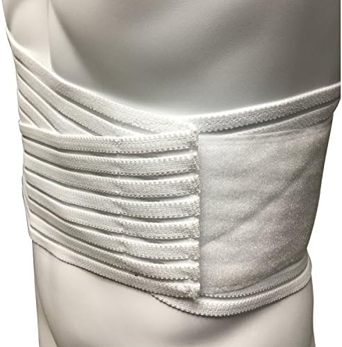OTC Lumbosacral Support, 7-inch Lower Back, Lightweight Compression, Elastic, White, X-Large - Image 5