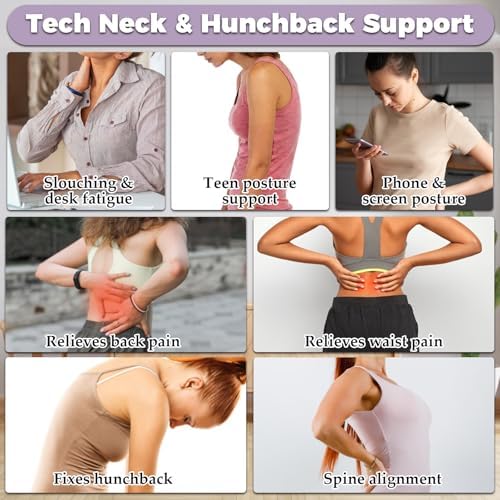 2PCS Posture Corrector Set,Nighttime Posture Brace Sleeping and Adjustable Back Straps For Posture,Unisex,Provides Soft and Comfortable Back Support,Effectively Relieves Pain - Image 6