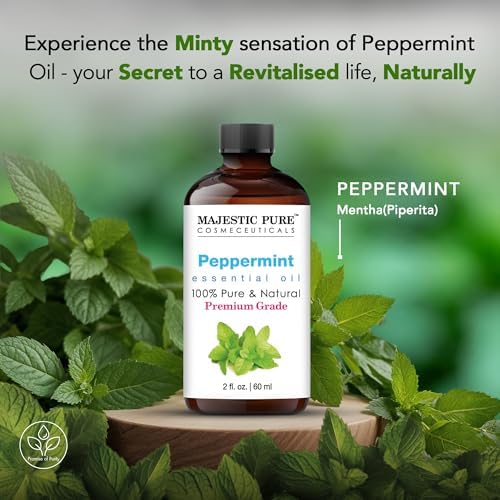 Majestic Pure Peppermint Essential Oil for Diffuser - 2 Fl Oz - Image 4