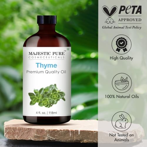 Majestic Pure Thyme Essential Oil for Diffuser - 4 Fl Oz - Image 4