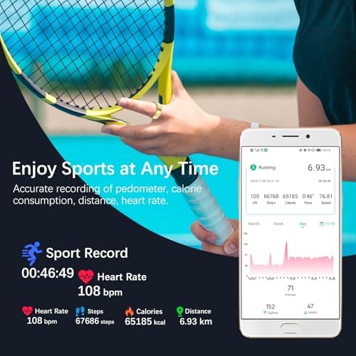 Smart Rings for Women Men, Fitness Ring with Heart Rate, Blood Oxygen, HRV, Stress, Sleep Tracker, Step Tracker, No Subscription Fee, lP68 Waterproof Smart Ring for iPhone & Android (Gold, 10#) - Image 3