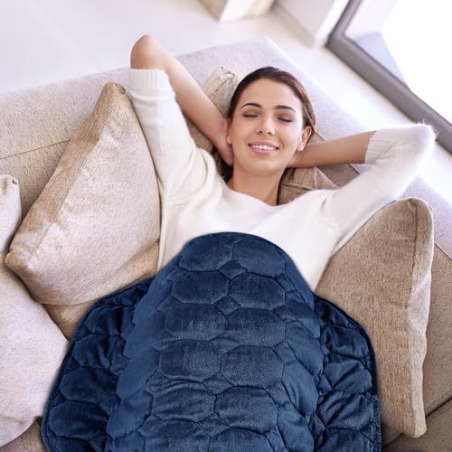 Topblan Weighted Lap Blanket Pad 7lbs for Adults, 29 x 24 Small for Travel - Image 7