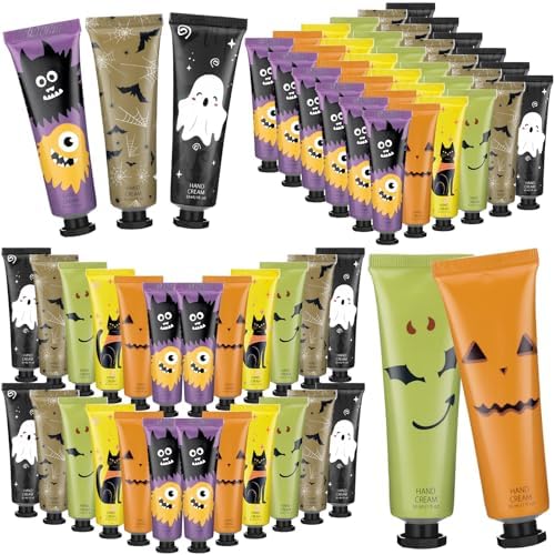36 Pack Halloween Hand Cream, Halloween Lotion Gifts Bulk for Women by Dansib