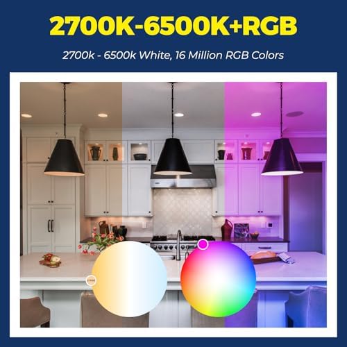 Lightinginside Smart Light Bulbs 100W Work with Alexa/Google Home, 4PCS - Image 5
